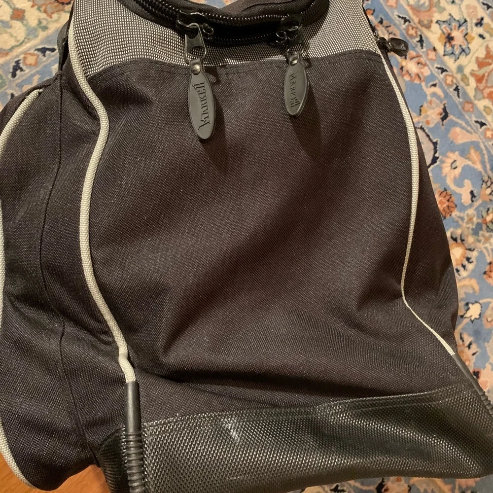 SKI MARKER BOOT GEAR ACCESSORIES TOTE LUGGAGE LARGE LOTS OF ZIPPER POCKETS GUC
