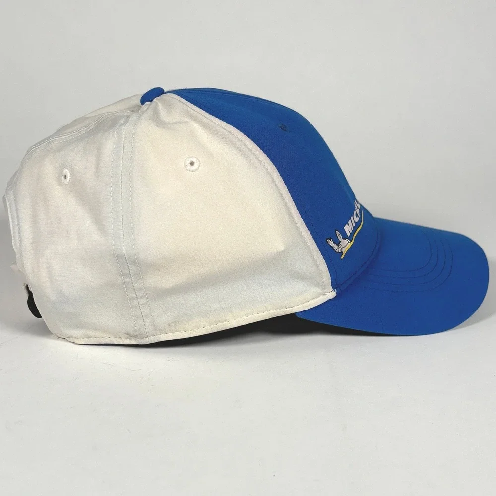 Nike Michelin Man Golf Hat Blue White Adjustable Strapback Baseball Cap