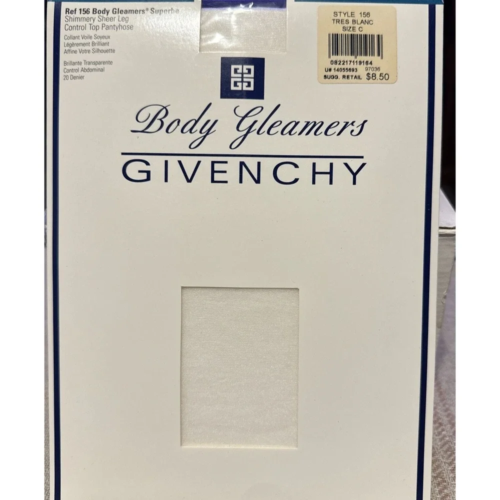 GIVENCHY 156 Body Gleamers Superbe Size C Shimmery Sheer Leg‎ Control Top