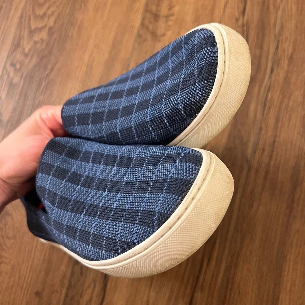 Rothys blue plaid