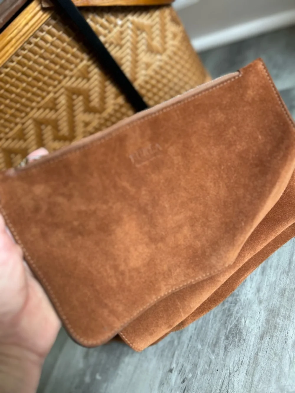 Furla minerva suede