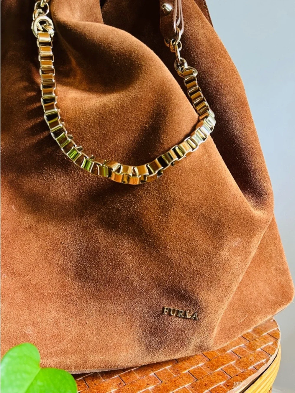 Furla minerva suede
