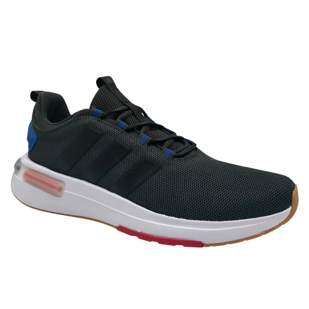 Adidas Racer TR23 Cloudform Mens Running Shoes‎ Size 9 Gray/Black Lace Up IG7328