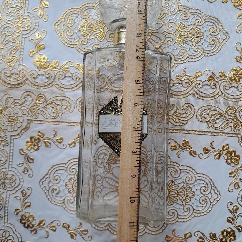 Vintage Schenley Embossed Whiskey Bottle Decanter w/Stoppers 1950’s …