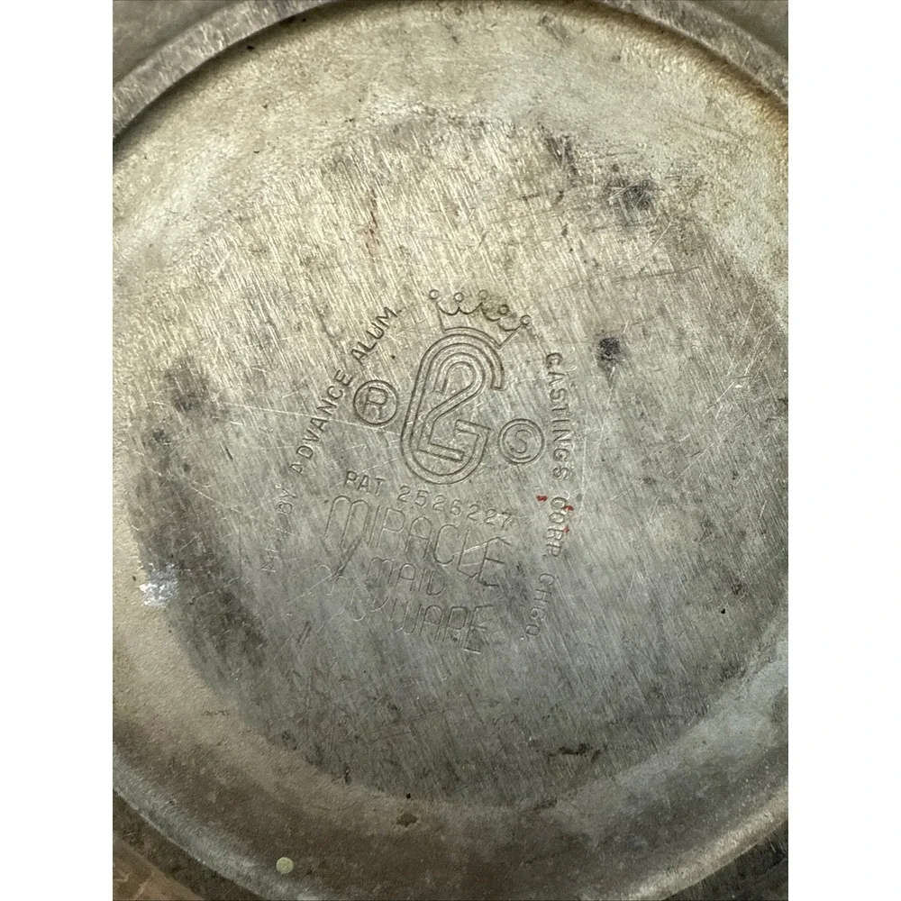 Vintage Bowl‎ by Advance Alum Casting Corp. Chgo. Miracle Maid Cookware