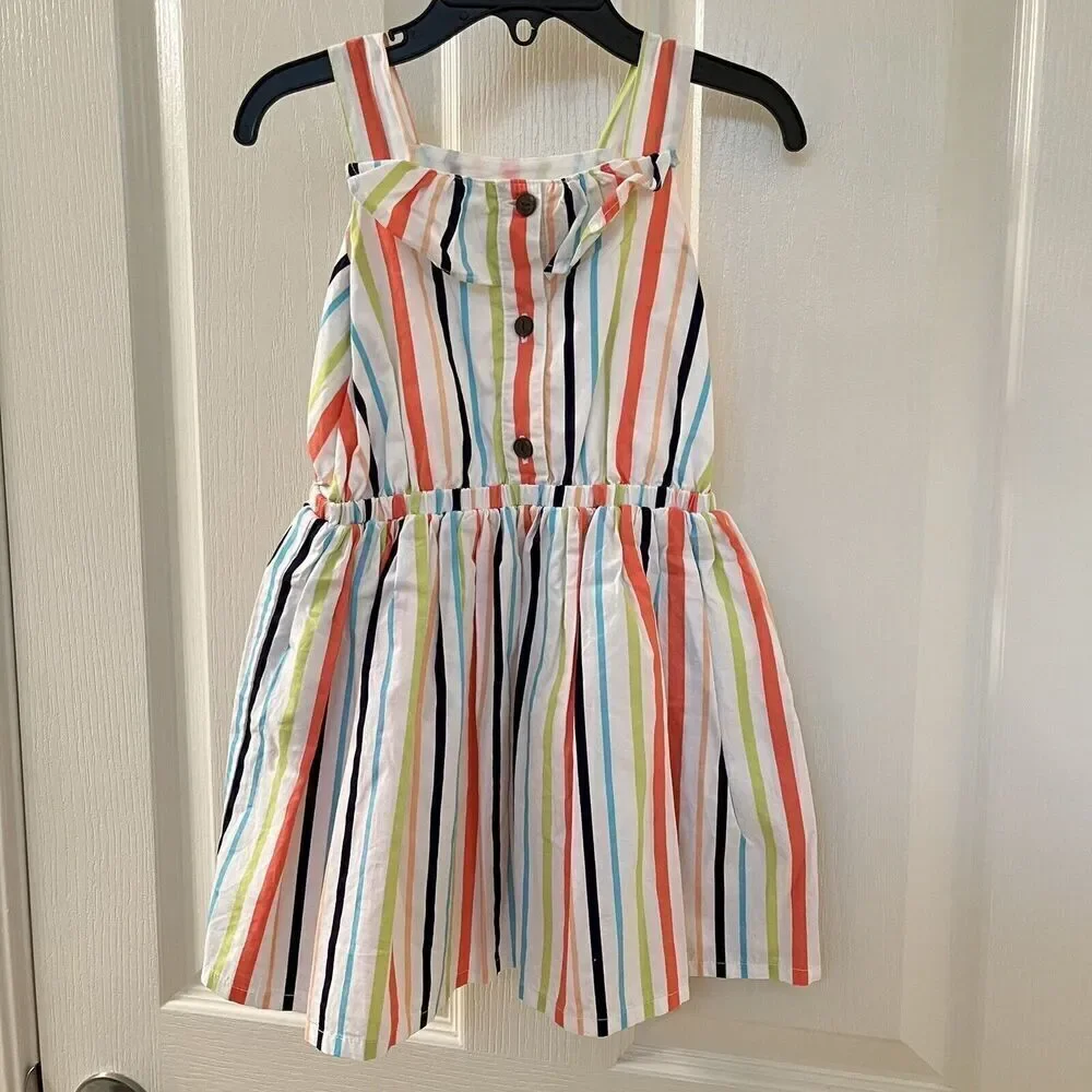 Gymboree Sunny Safari Striped Dress Cotton Girls Size 3T