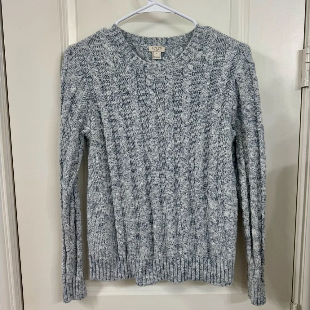 J. Crew Heathered Knit Sweater