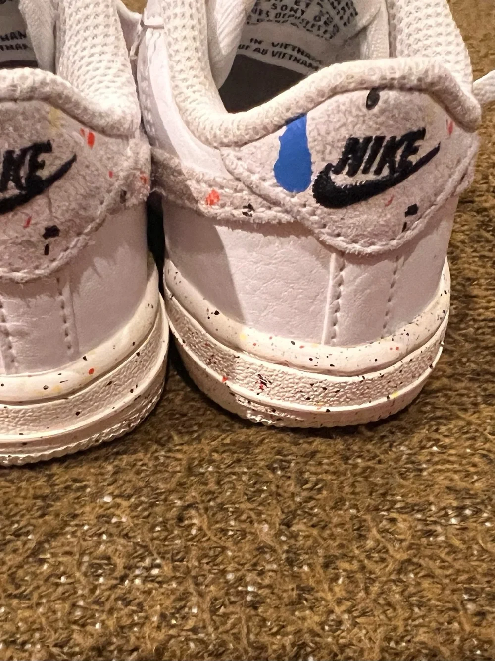 Nike white kids
