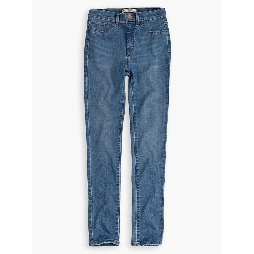 Levis‎ Girls 720 High Rise Super Skinny Jeans Blue Stretch Denim Size 12 Regular