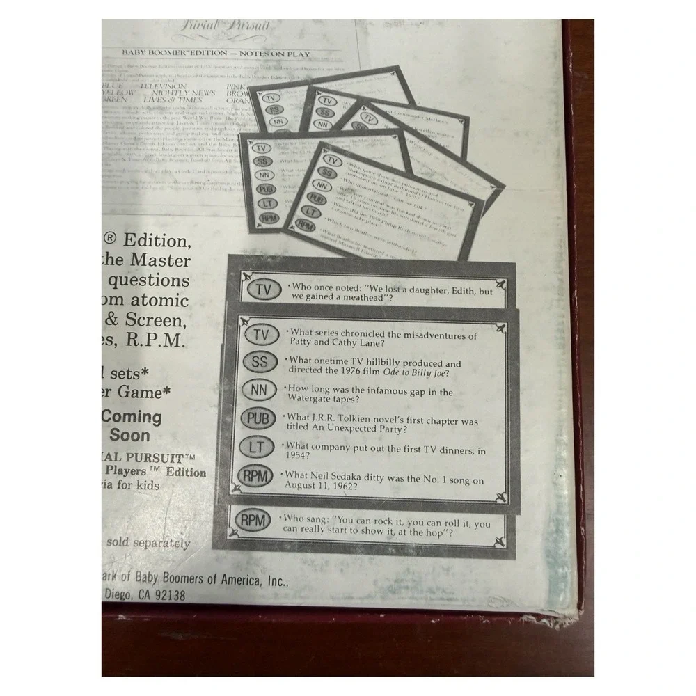 N/A trivial pursuit