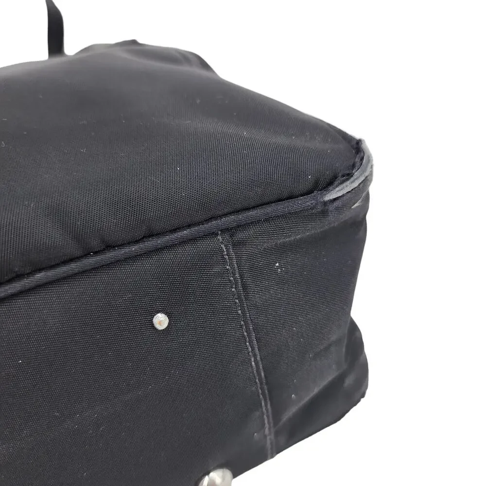 TUMI Black Nylon Leather Trimmed Travel Shoulder Professional Briefcase