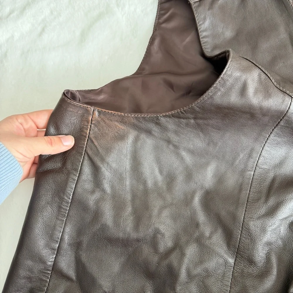 Roper brown leather
