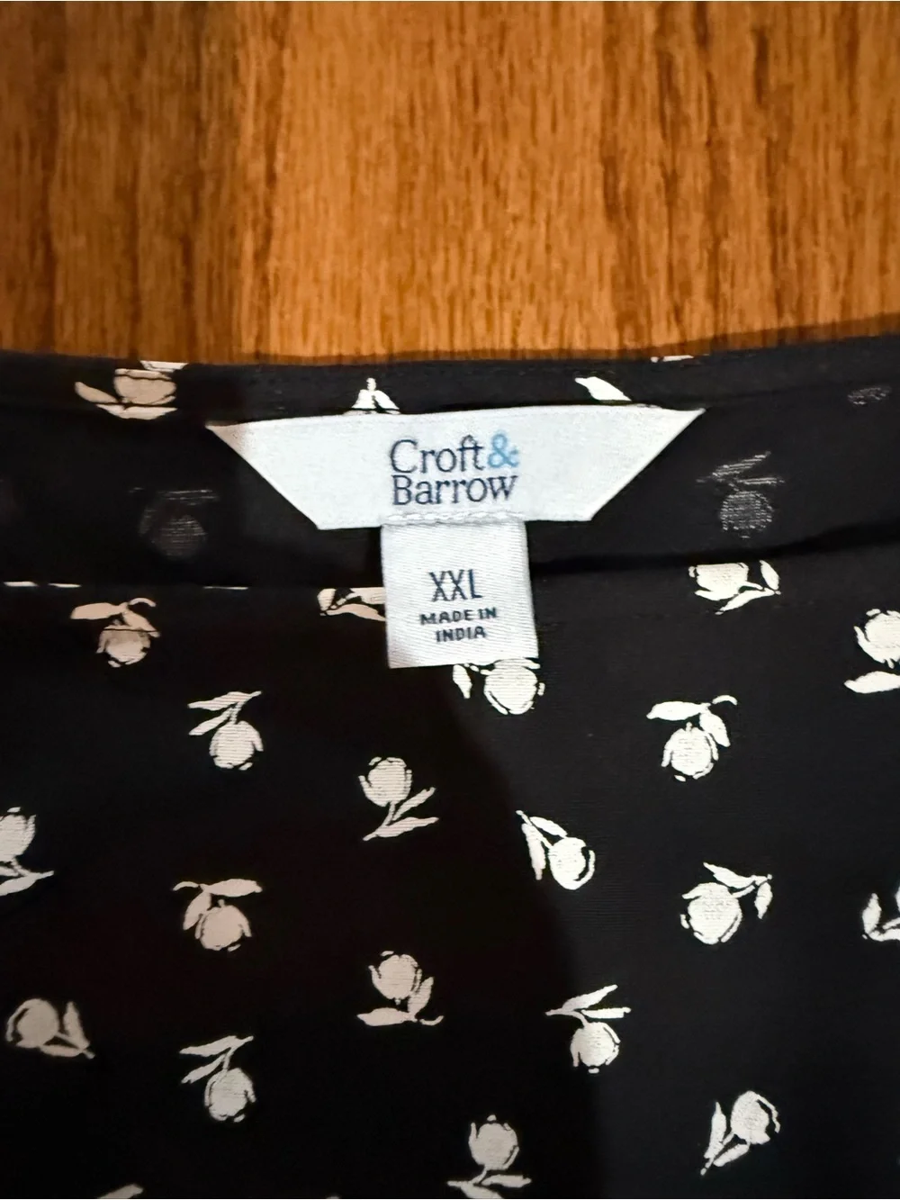 croft & barrow black dress