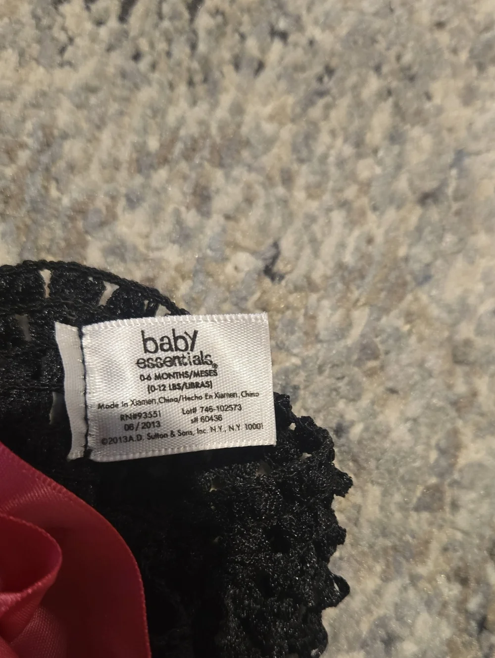 Baby Essentials soft black