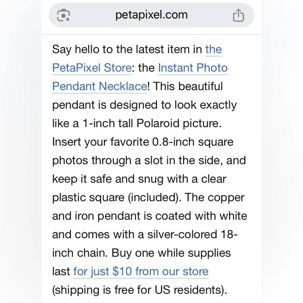 Petapixel 132 necklaces