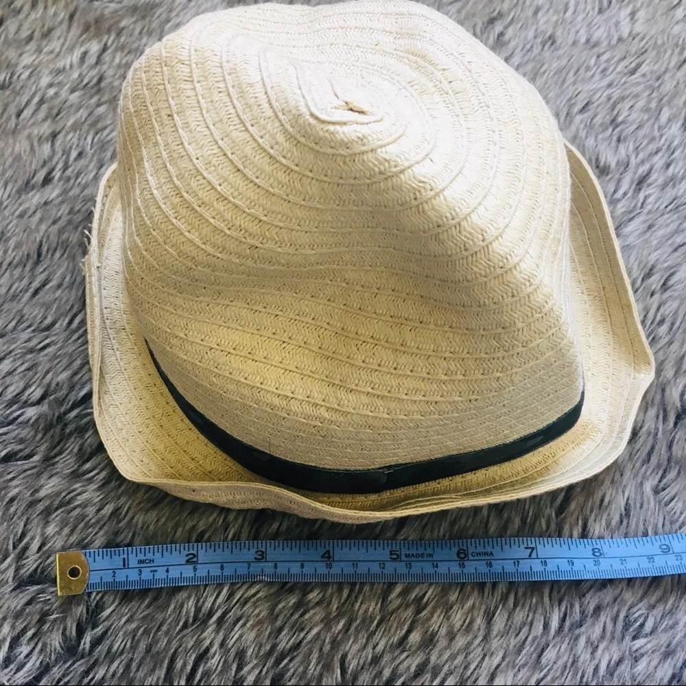 Gymboree boy’s straw fedora hat NOWT