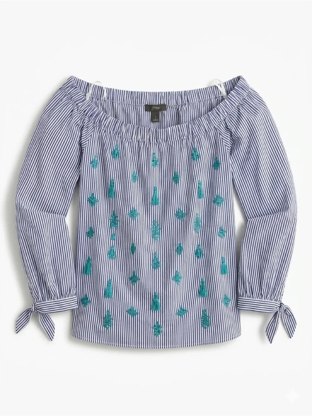 J. Crew Off-the-shoulder blouse Size 0