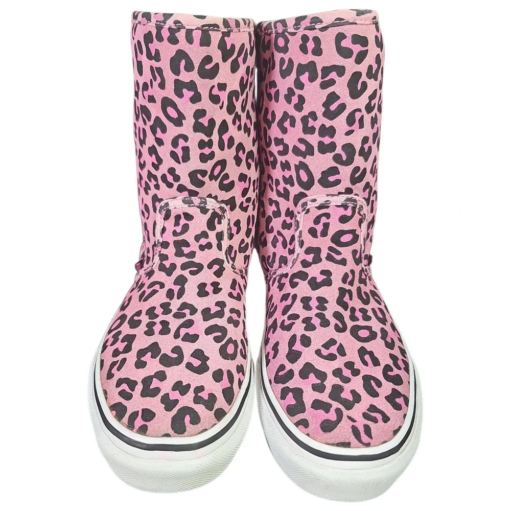 Vans pink leopard