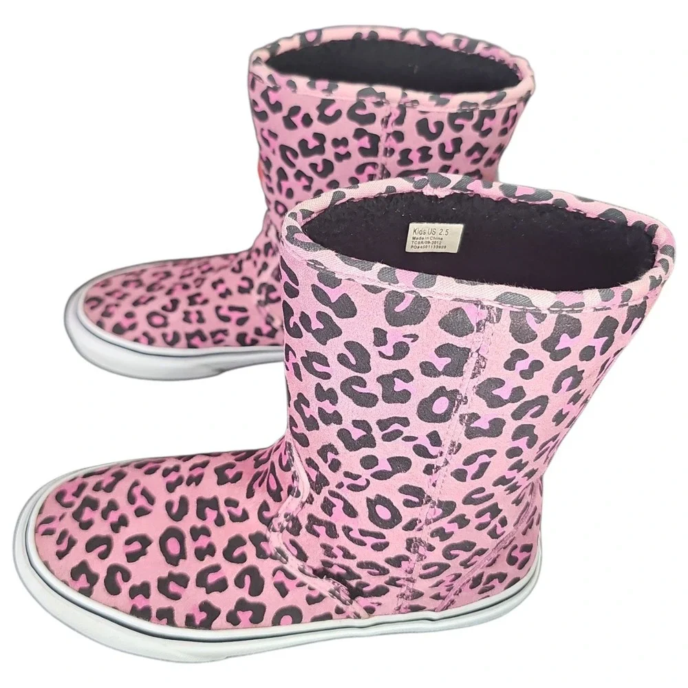 Vans pink leopard