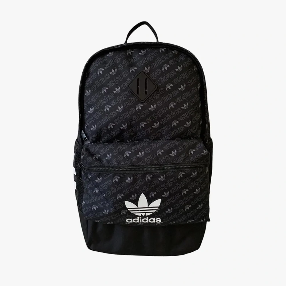 ADIDAS ORIGINALS BASE BACKPACK MONOGRAM/BLACK/WHITE, NEW NO TAG