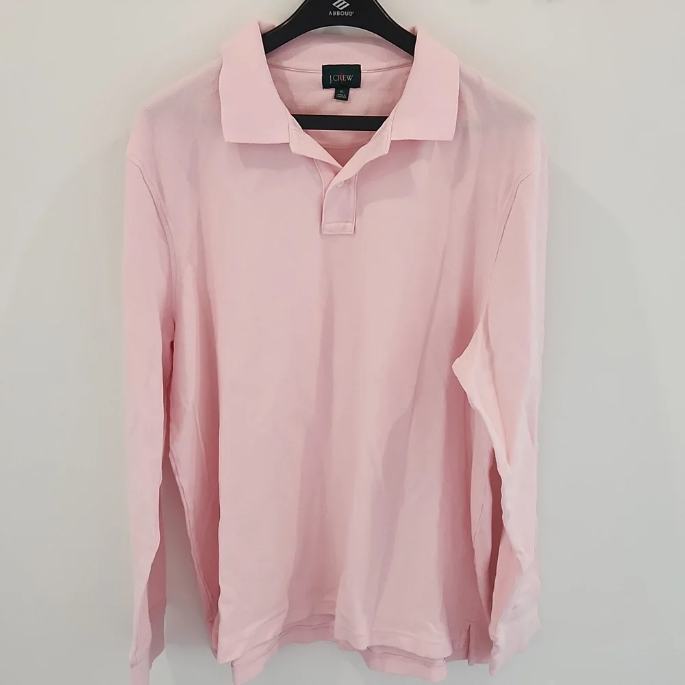 J.Crew Long-sleeve classic piqué polo shirt. New W/o Tags