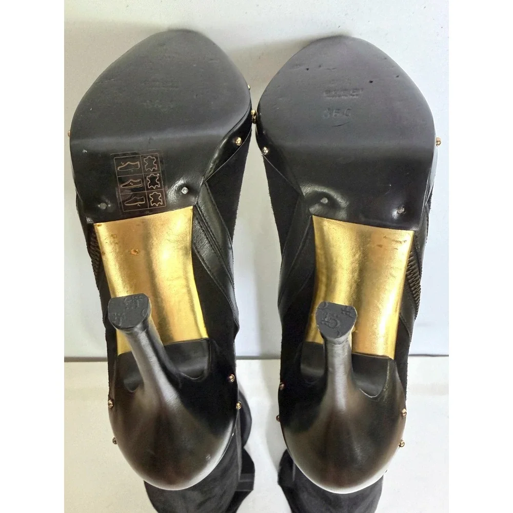 Gucci black suede