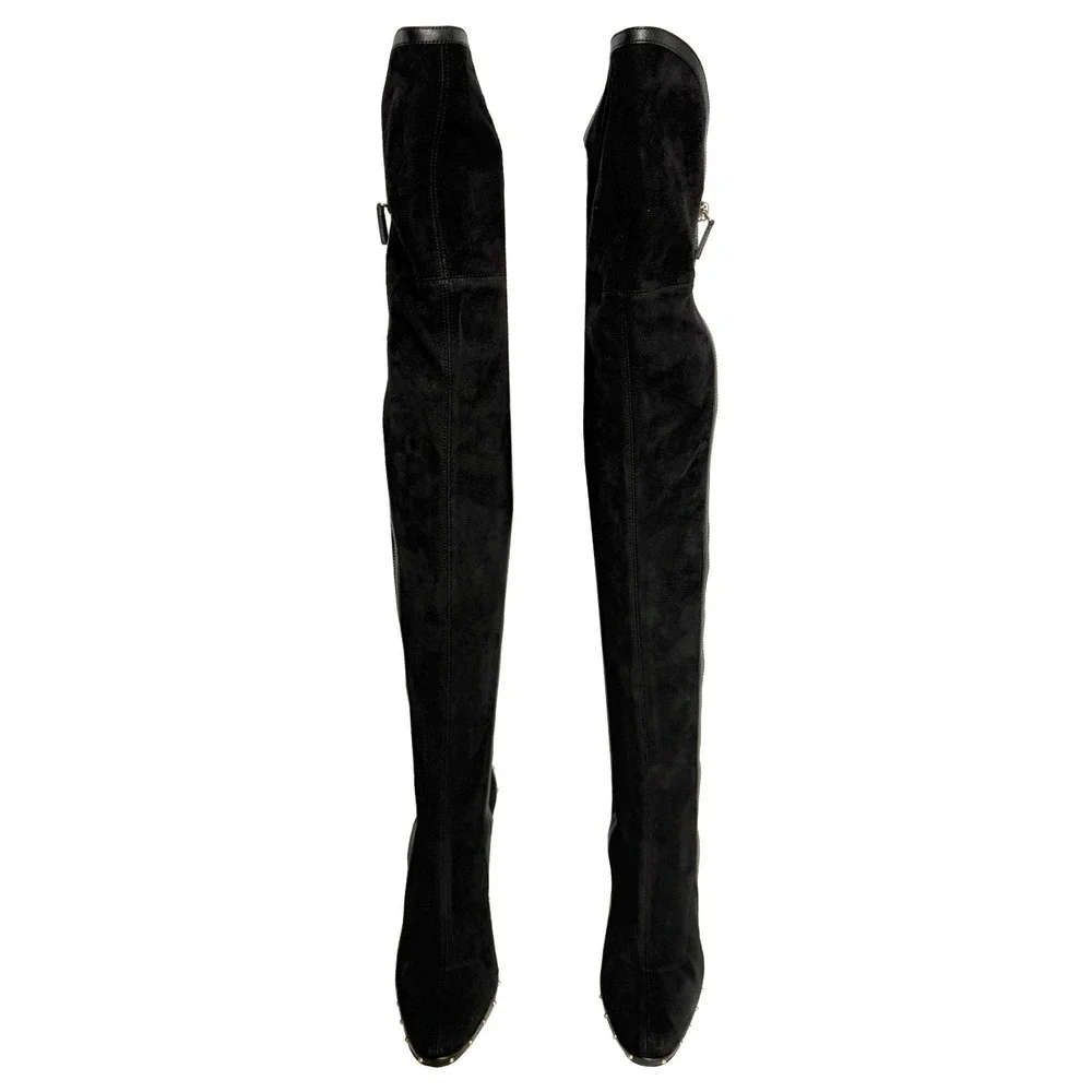 Gucci black suede
