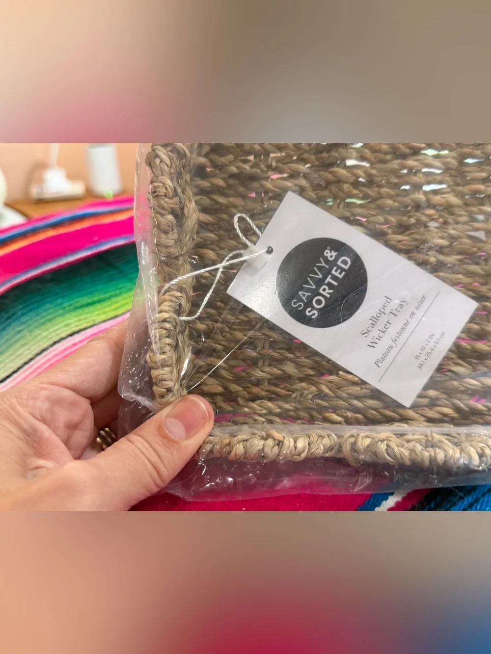 savvy & sorted handwoven seagrass