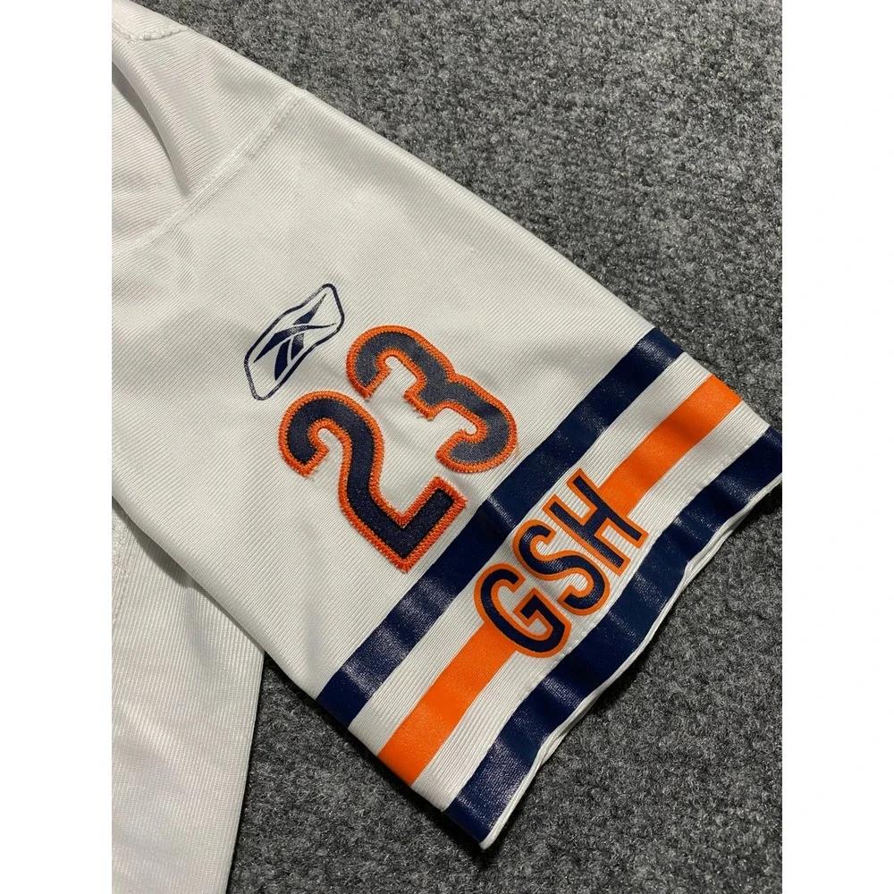 Vintage Devin Hester Chicago Bears Jersey Youth Large 14-16 White Reebok NFL 23