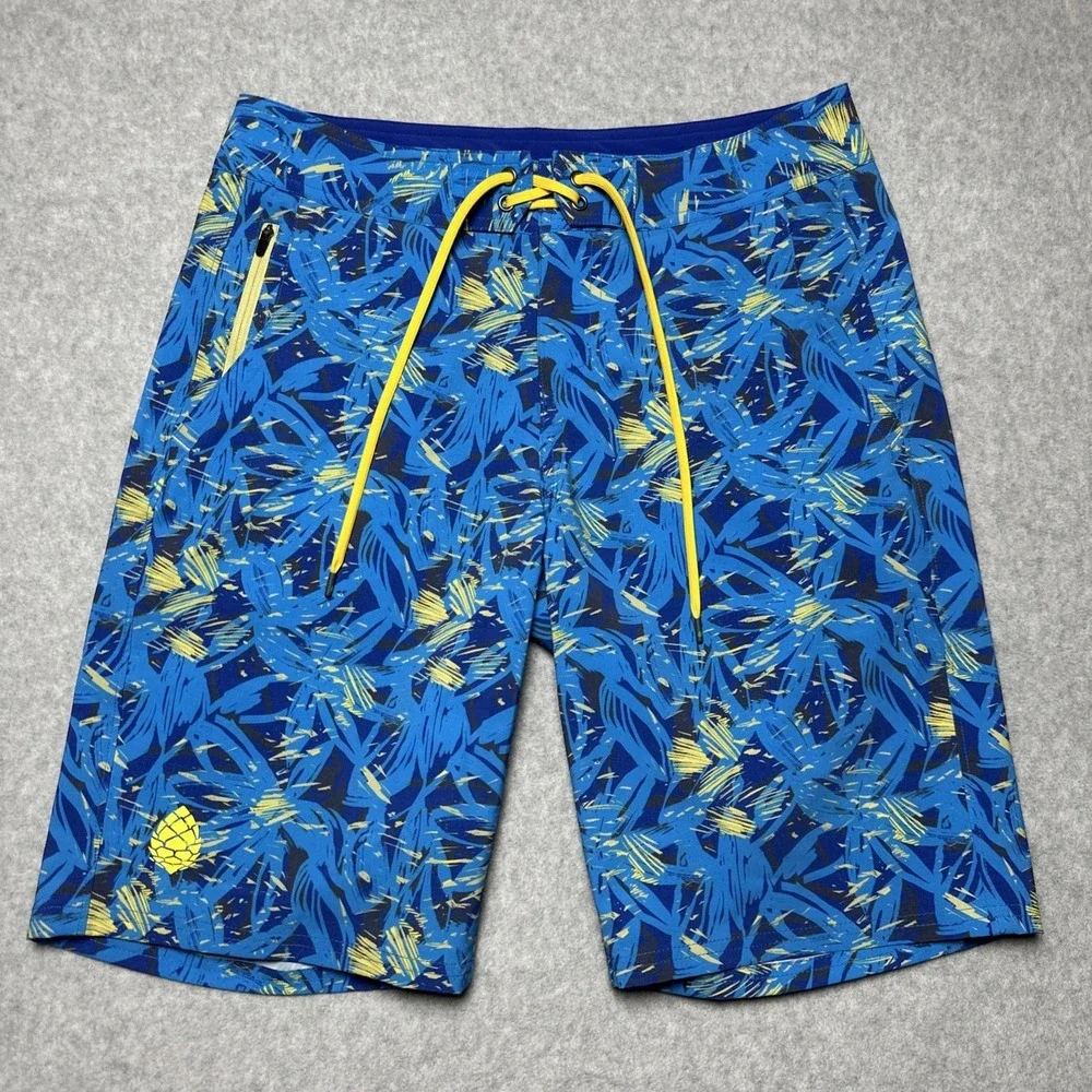 Stio CFS Board Short Mens 30 Blue Floral 19
