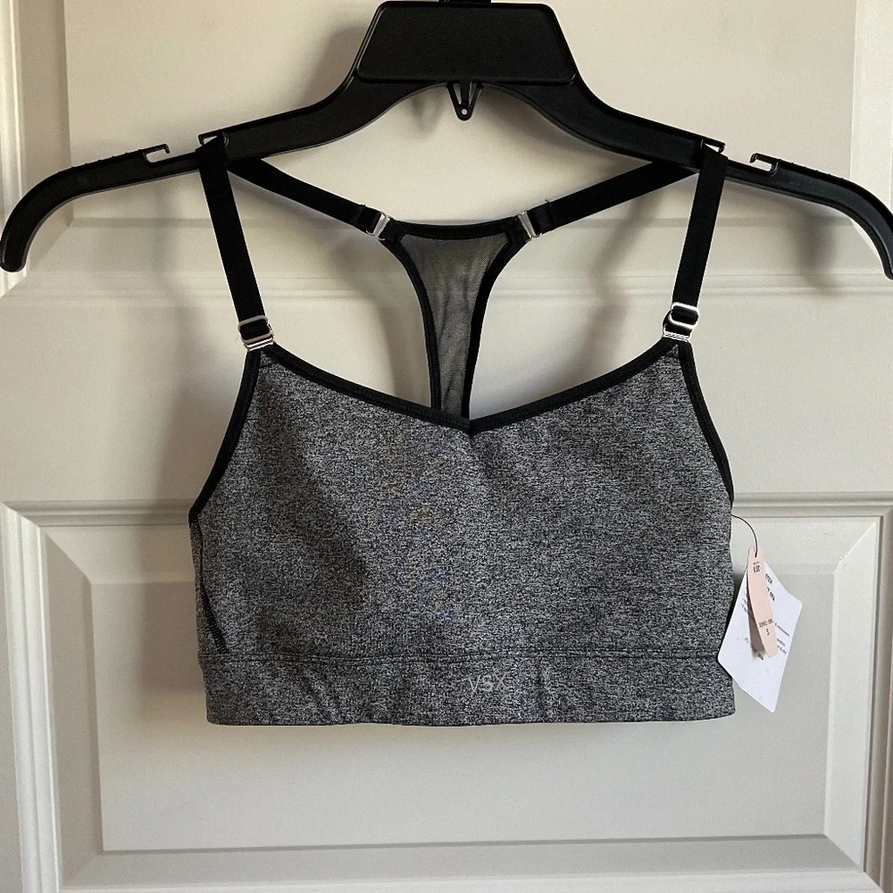 Victoria’s Secret‎ VSX Sport The Player Grey Sports Bra - Size Small