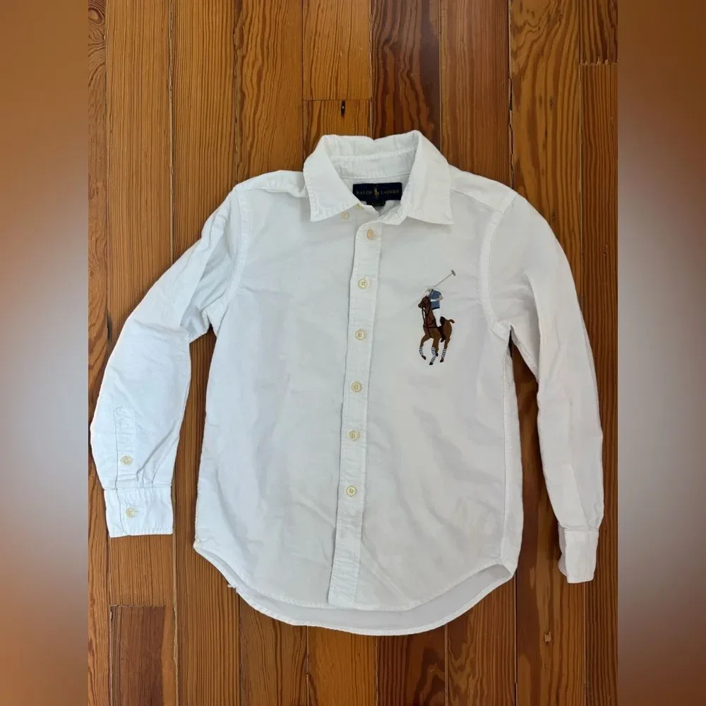 Ralph Lauren White Polo Shirt