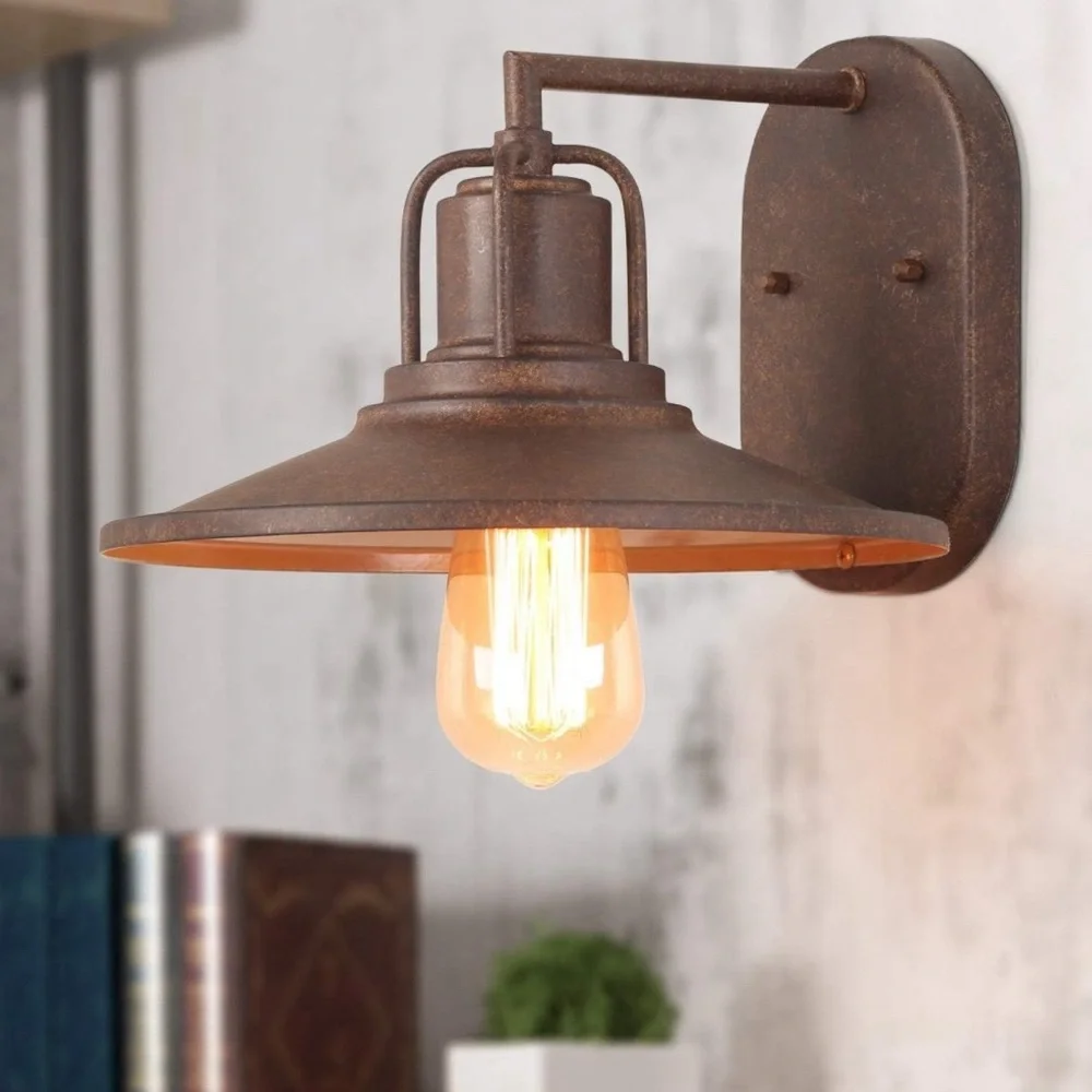 LALUZ Farmhouse Lighting Wall Sconces Rustic Hardwired NEW