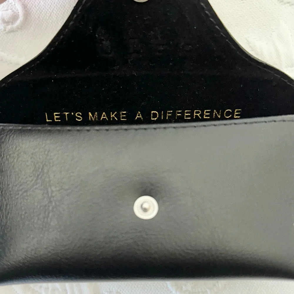 DIFF Eyewear Winston‎ Black & White Rich Hide Cow Hide Cat Eye/ Square Frames