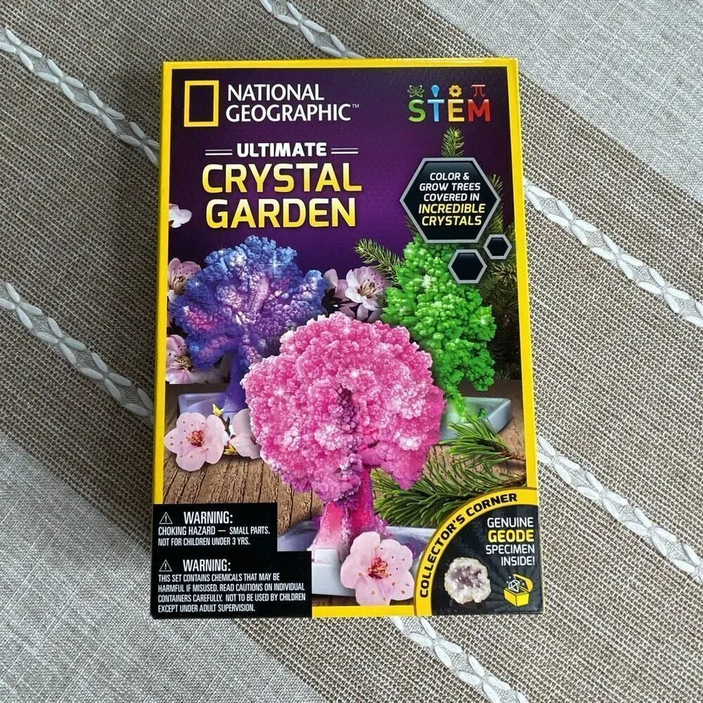 National Geographic STEM ultimate Crystal Garden growing kit brand new unused