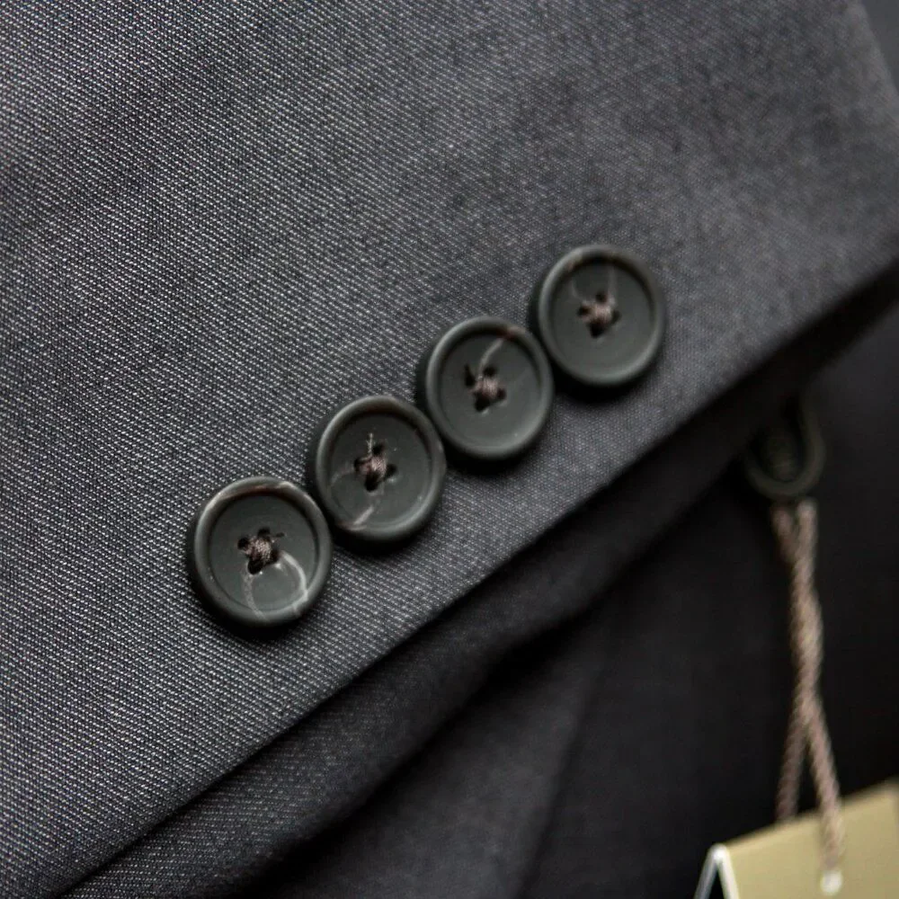 Jos A Bank Mens Blazer Sport Coat Size 44L Grey SLIM‎ FIT D060384 38KP