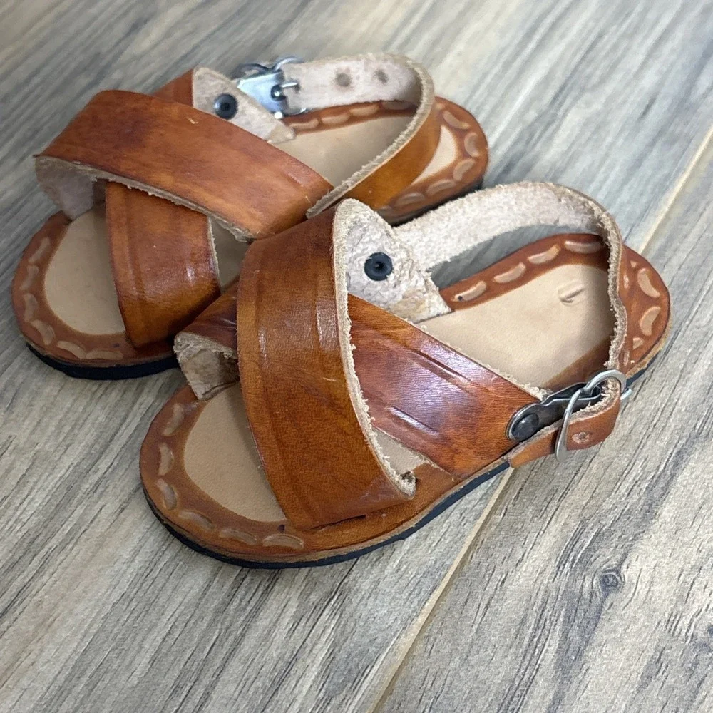Mixed Brands brown huaraches