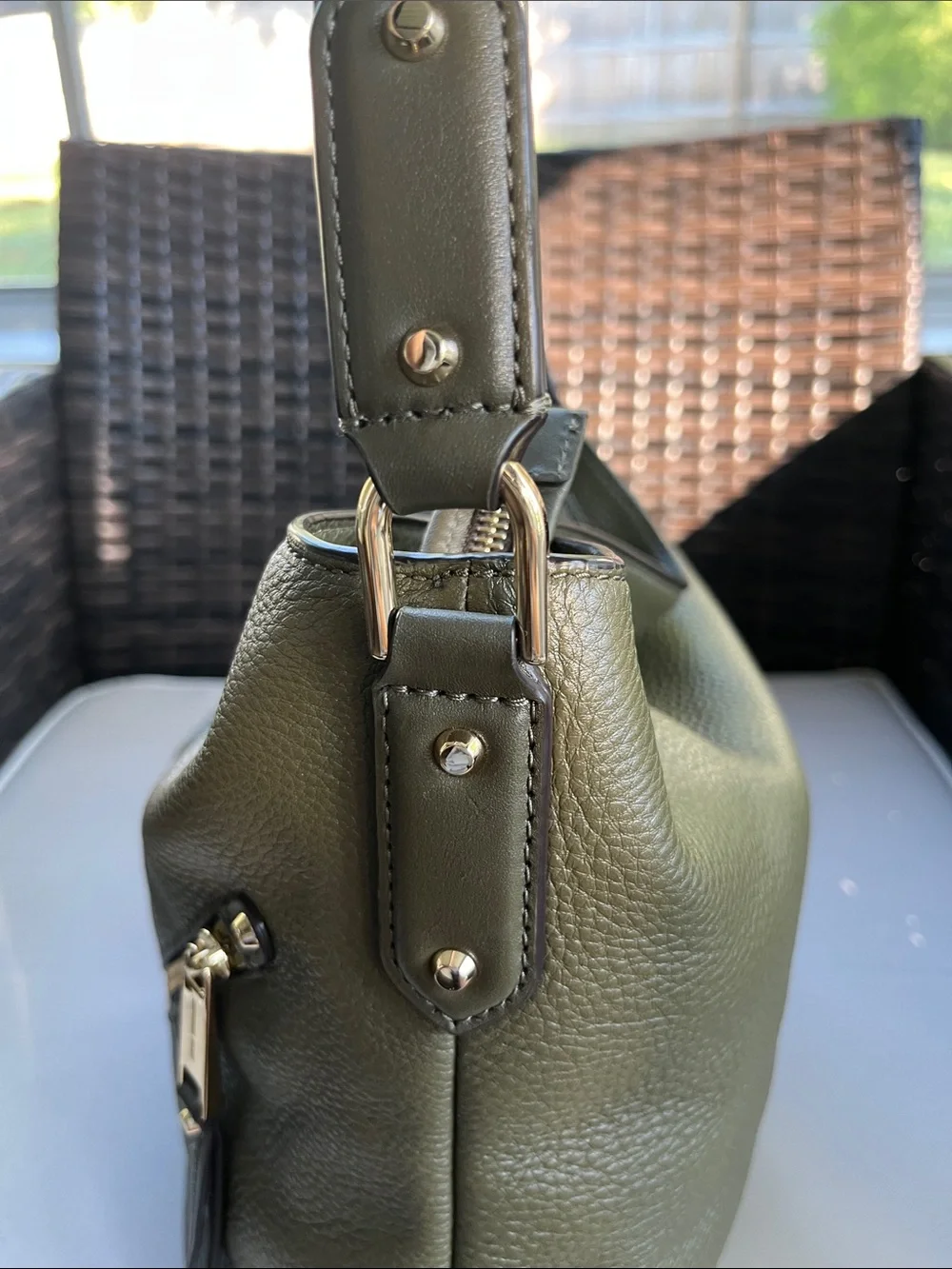 Michael Kors pebbled leather