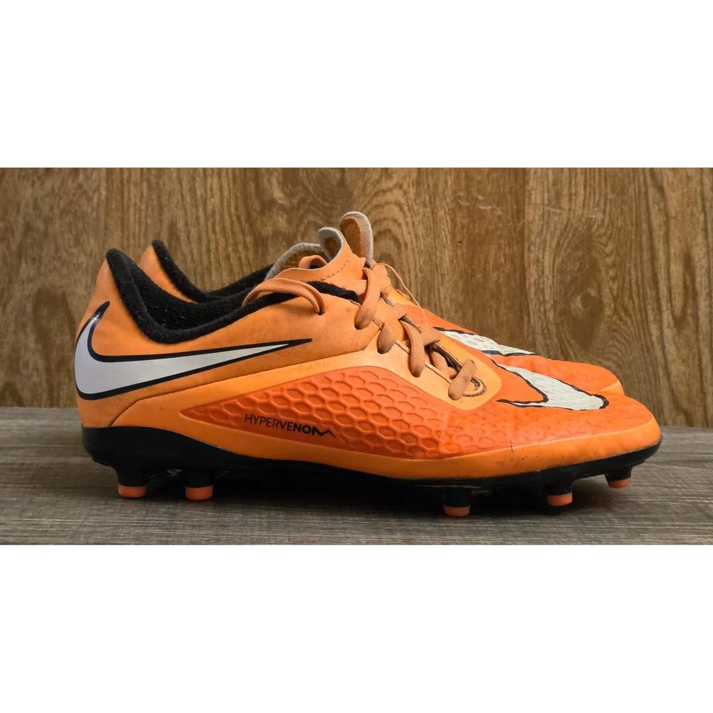 Nike Hypervenom Phantom Soccer Cleats Youth Size 3Y Orange