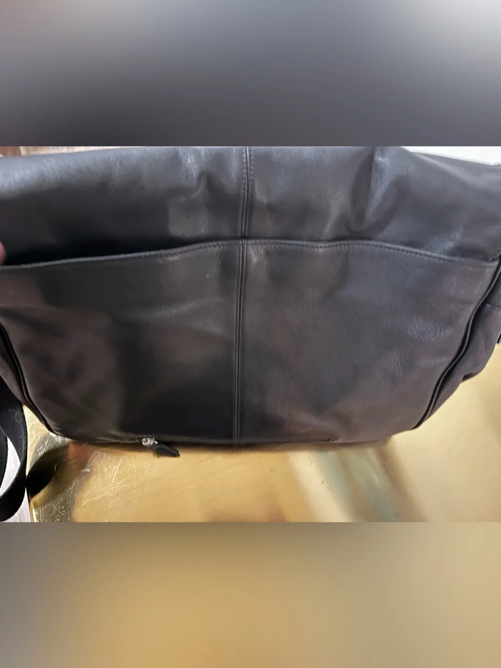 Leatherology laptop messenger