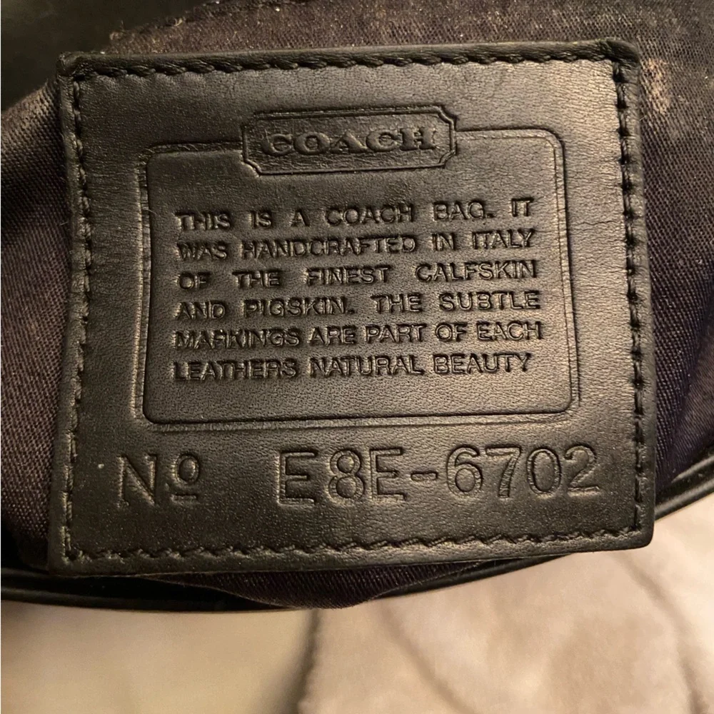 Coach vintage bridle