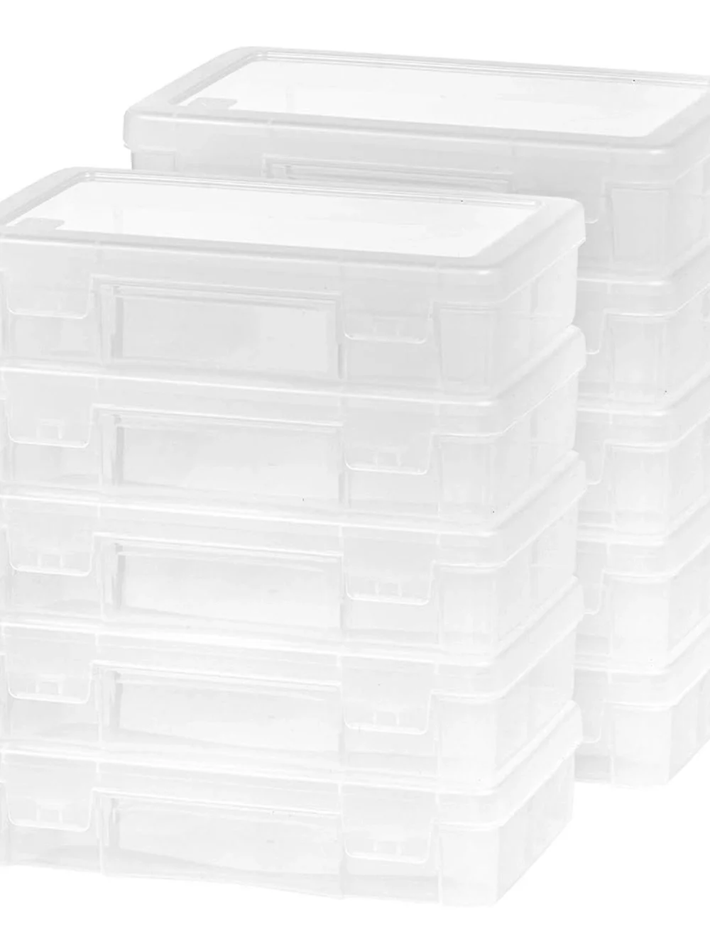 IRIS USA Clear Storage Cases, 10-Pack – Brand New!