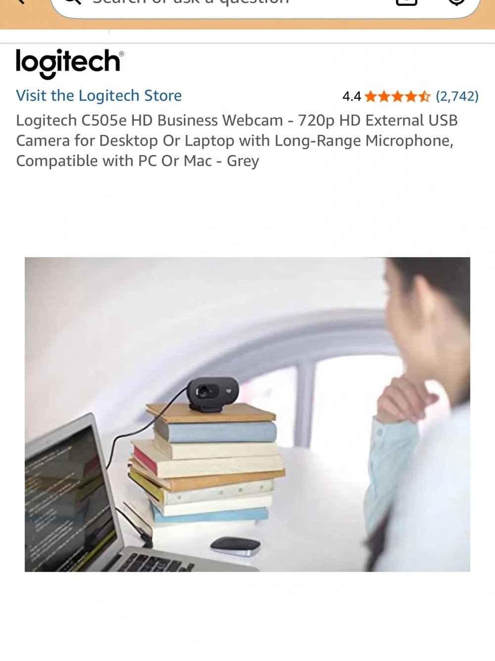 Logitech clear 720p