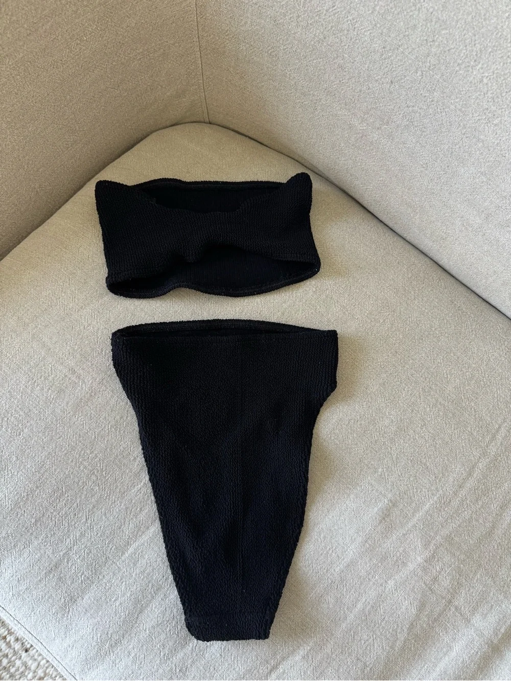 ASOS black crinkle