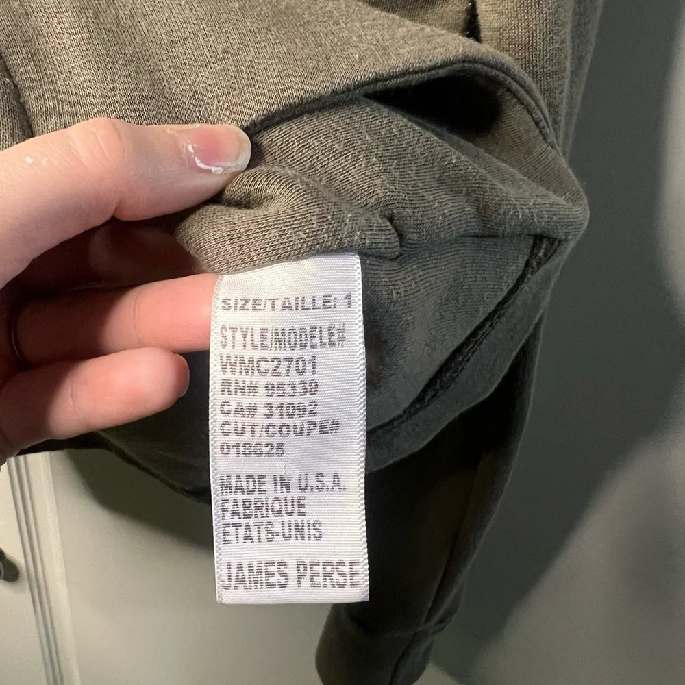 James Perse khaki green