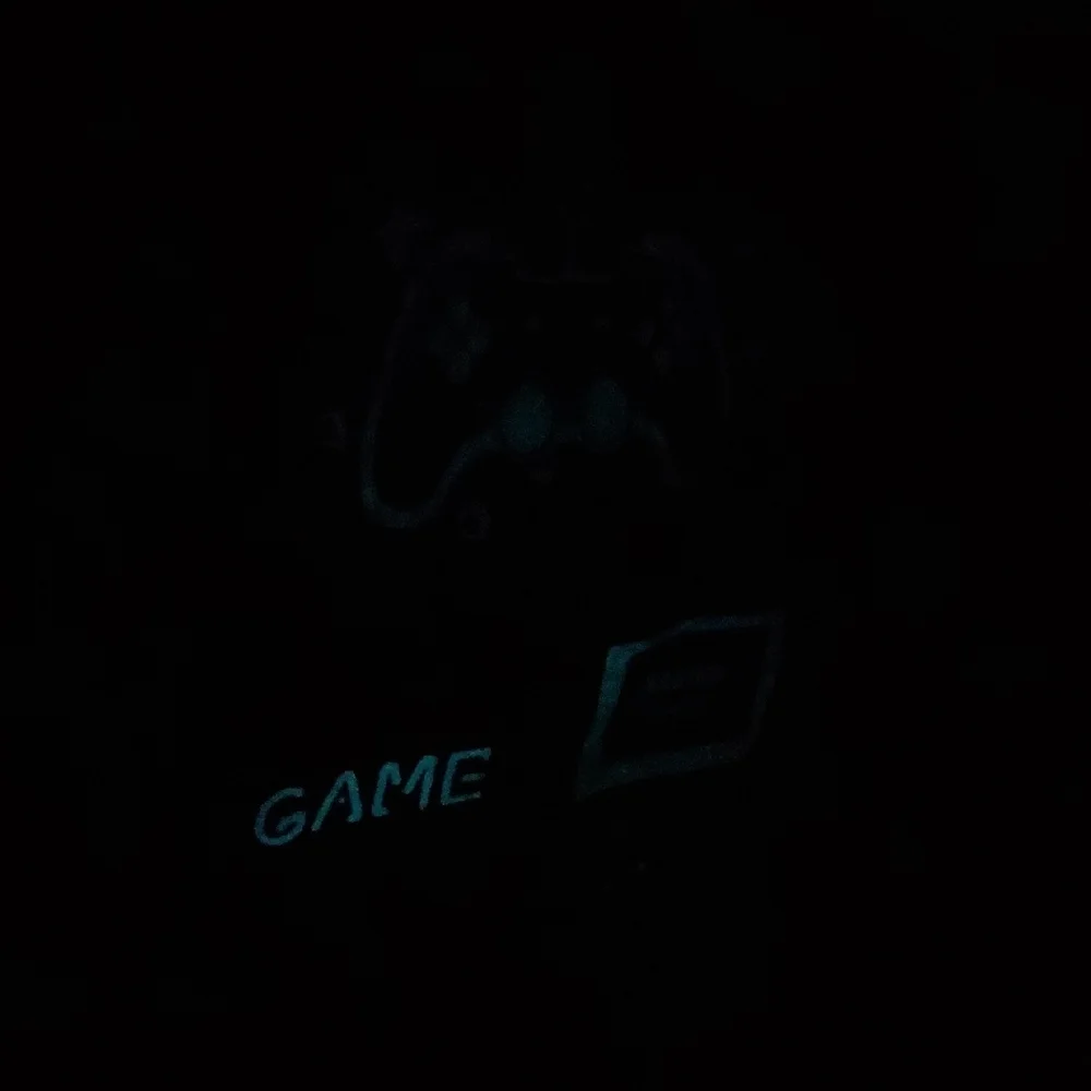 Blue and Black Gaming Backpack Set with Controller Design Glow In The Dark NWOT