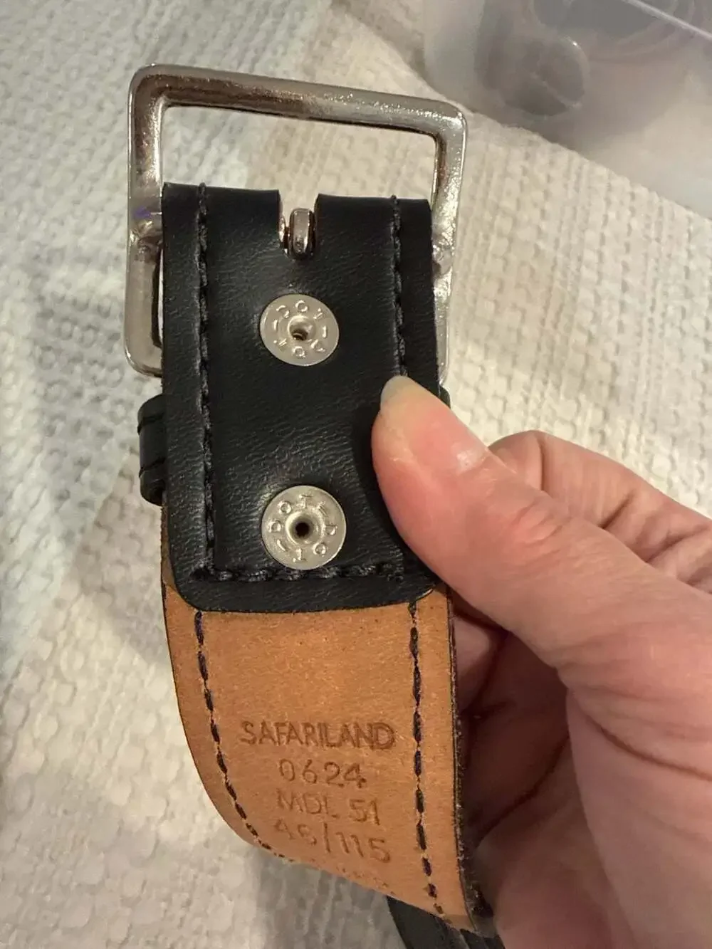Safariland Model 51 Plain Leather Duty Belt Size 46