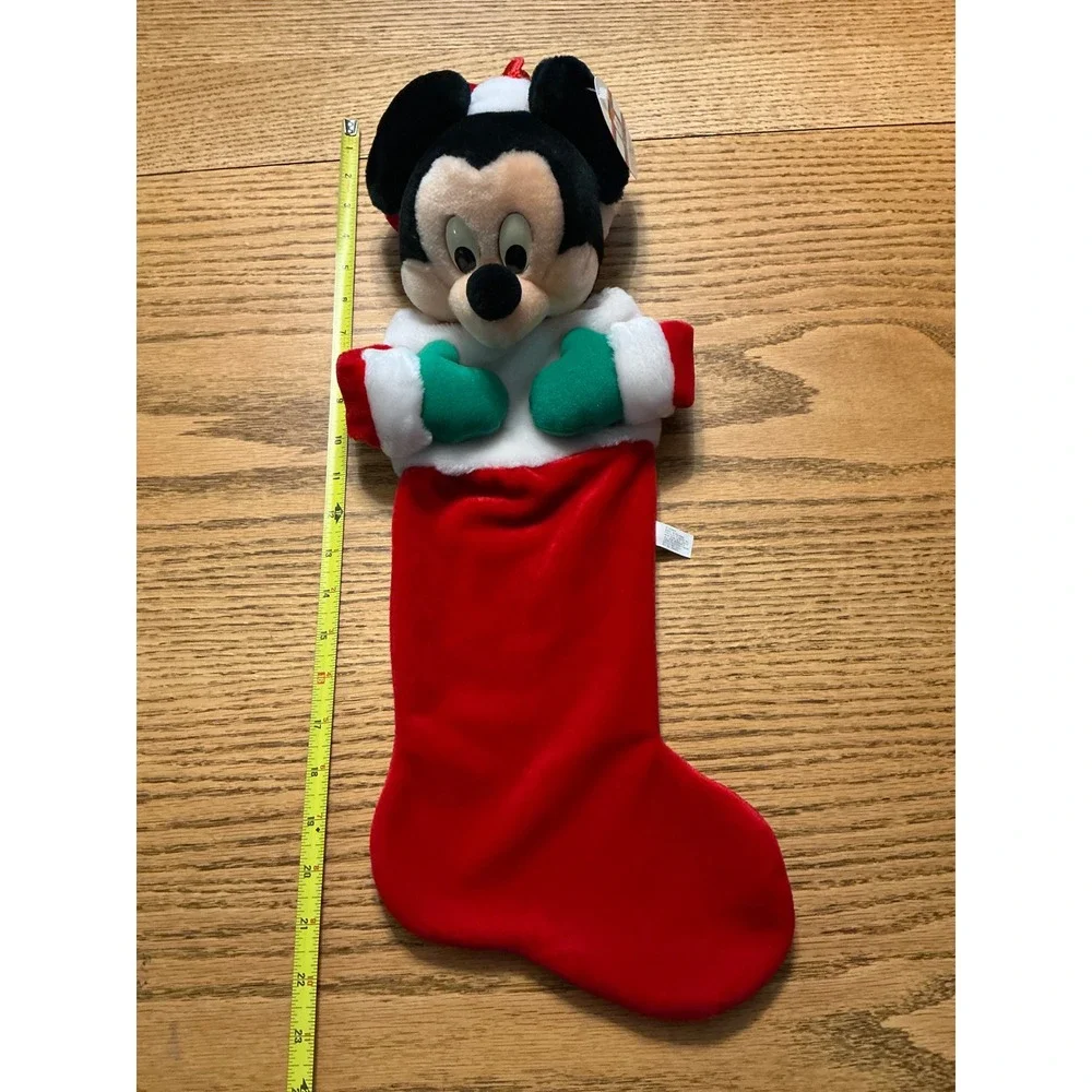 Vintage Disney Mickey Mouse Christmas Stocking Kurt S Adler Plush Santa stocking