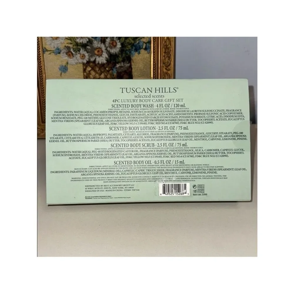 Tuscan Hills new packaging