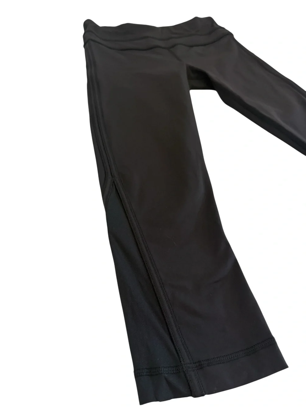 lululemon athletica Black Cropped Workout Leggings